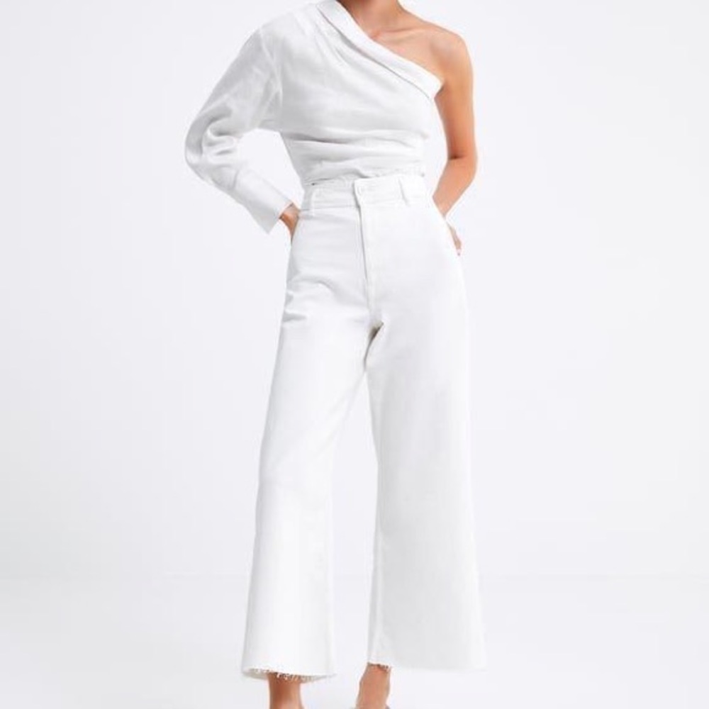 Zara marine straight leg jeans